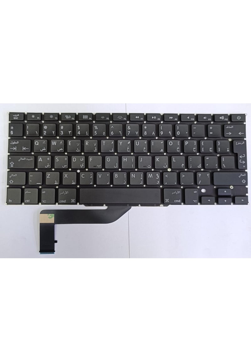 CSF U/K  APPLE LAPTOP KEYBOARD Keyboard Compatible For Macbook Pro 15" A1398  ARABIC 2013 2014 2015  - Image 3