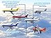 Crelloci Toy Airplane 6 Pack Mini Diecast Aircraft Playset Includes Glider and Airlines Planes for Birthday Party Favor Toys for Kids Boys and Girls - Image 4