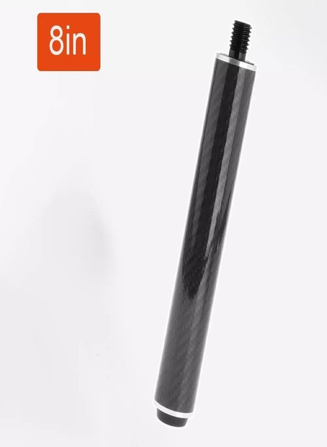 UCCKEYI Carbon Fiber Black Pool Cue Extension to Fit for Predator, Players, PureX & Lucasi (8 inches) - Image 2