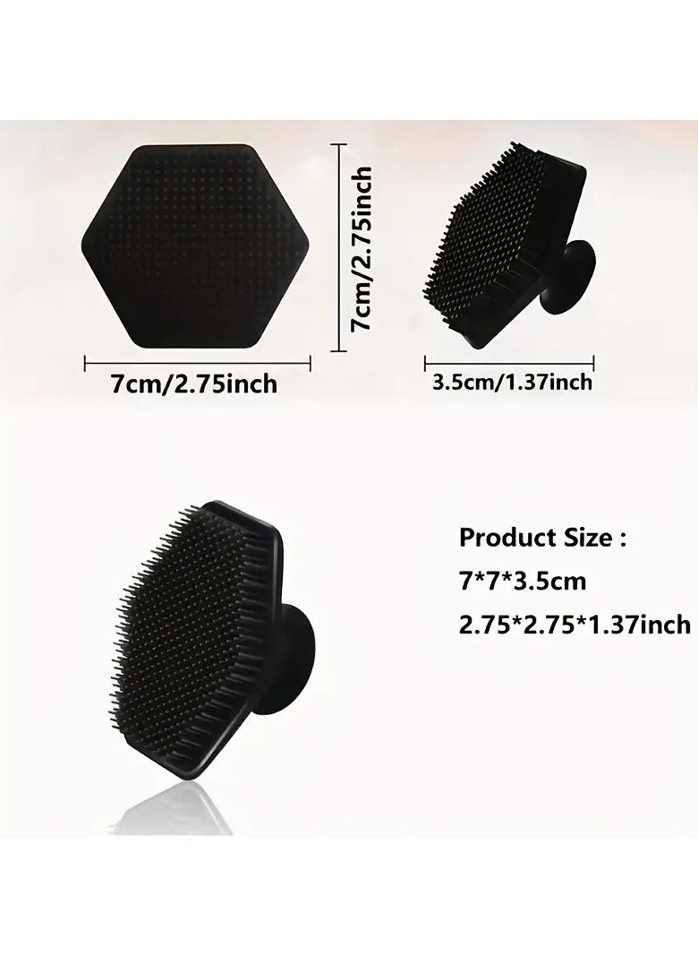 ORiTi 1pc Gentle Silicone Face Scrubber for Men - Exfoliates and Massages Skin, Removes Dead Skin Cells, and Cleanses Facial Area  - Image 4