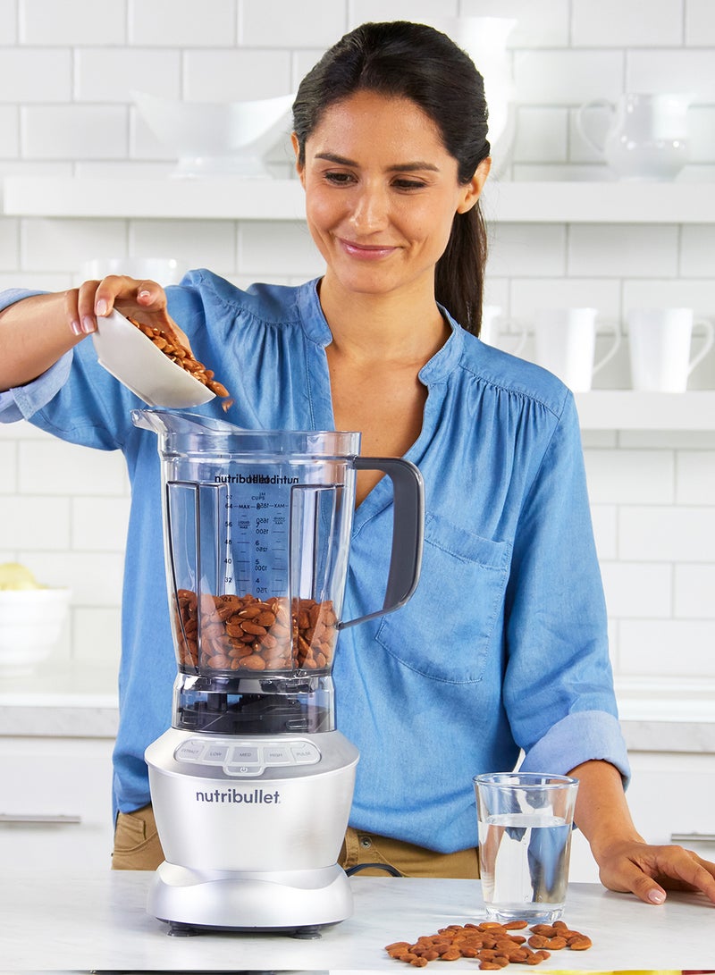 nutribullet 9-Piece Full Size Multi-Function Blender + Combo Set 1.8 L 1200 W NBC-1110A Silver/Black/Clear - Image 4