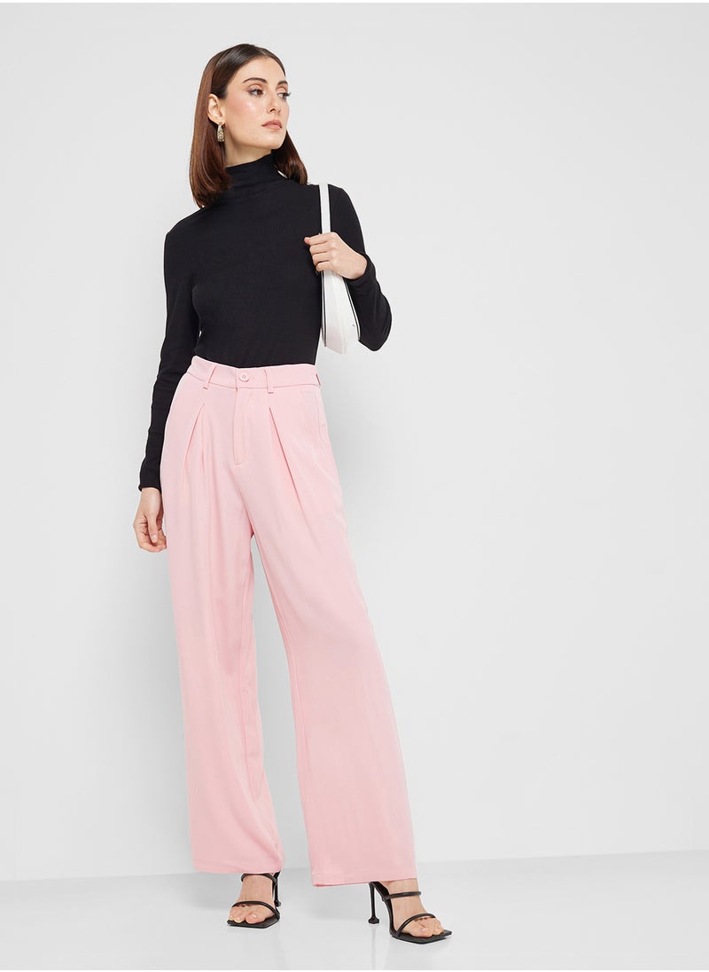 ELLA - High Waisted Tailored Pants - Image 1