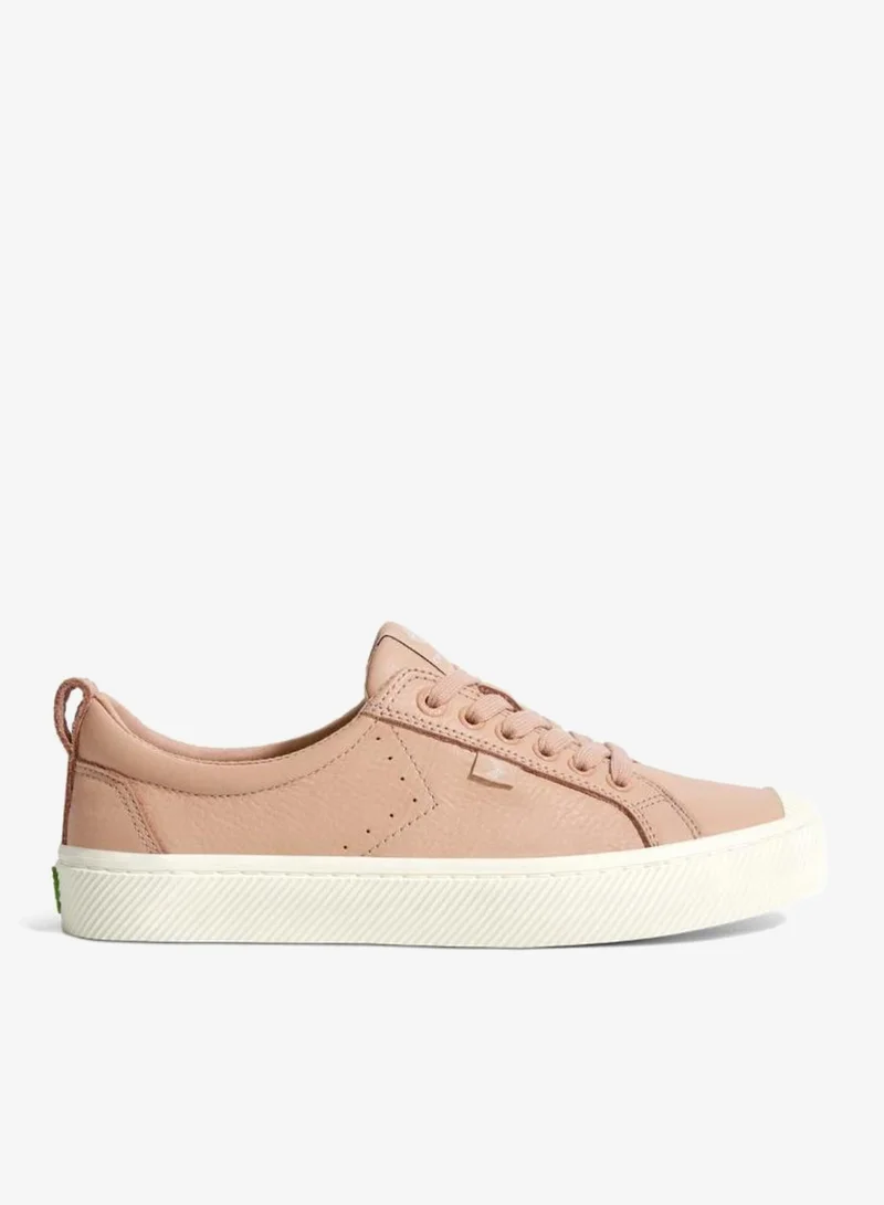 OCA Low Nude Premium Leather Sneaker