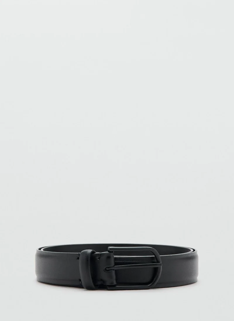 Nappa leather belt