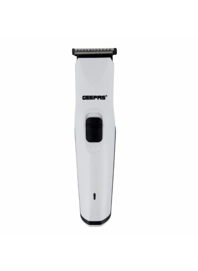 Geepas GTR8126N Rechargeable Trimmer, Cordless Operation, High-Precision Steel Blade, 3 Guide Combs, Ideal for Hair, Beard & Body Grooming - Image 1