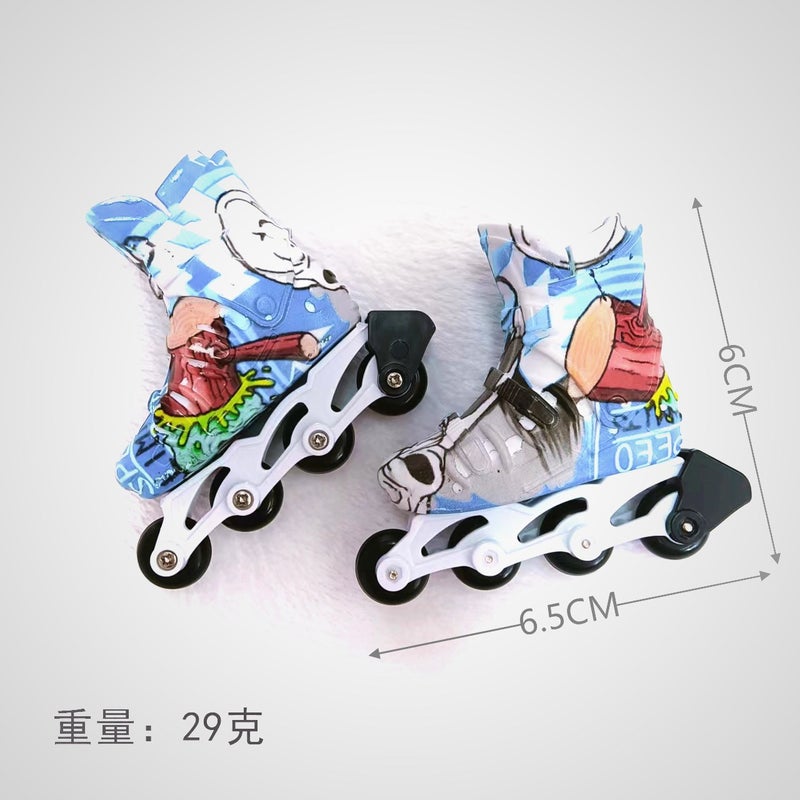 Finger Shoes Are A Fun Snow Toy, Snow Clips, Alloy Finger Skates, Youth Fingertip Skiing - Image 1