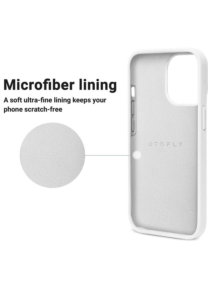 iPhone 14 Pro Max Case, Silicone Shockproof Slim Thin Phone Case for iPhone 14 Pro Max 6.7 inch (White) - Image 4