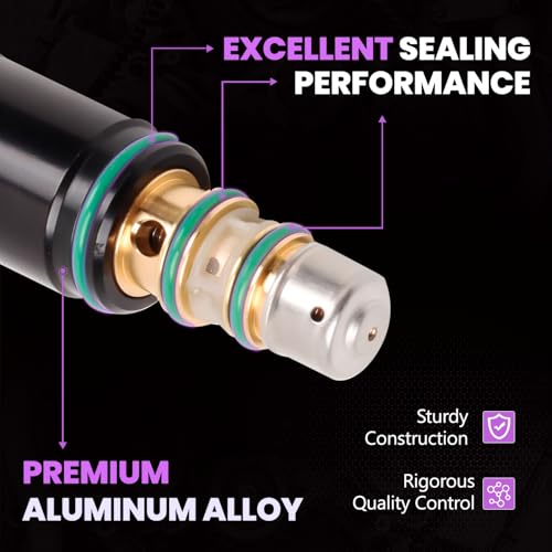 Pnkauto Upgraded Equinox/Terrain AC Compressor Control Solenoid Valve, Compatible with 2012-2014 GMC Terrain 2.4L 3.0L 3.6L, 2012-2014 Chevy Equinox 2.4L 3.0L 3.6L, Durable Materials and Exact Replacement - Image 5