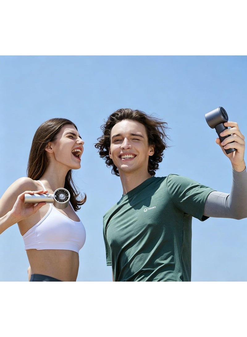 syta Portable handheld high-speed fan，Multifunctional-Digital Display Silent Fan-Long Endurance Pocket Fan，All family, All ages, Use anytime anywhere - Image 2