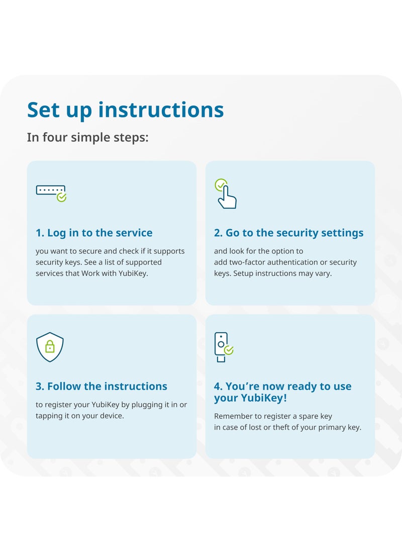 Yubico Yubico - YubiKey 5 Nano - Two-factor authentication (2FA) security key, connect via USB-A, compact size, FIDO certified - Protect your online accounts  - Image 5