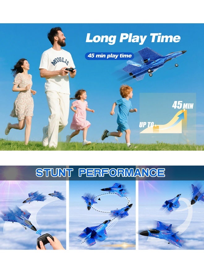 الجملة التحكم عن بعد طائرة رغوة الأرض والجوية نموذج طائرة برمائية مقاتلة ثابتة الجناح طائرة شراعية مضادة للسقوط التحكم عن بعد - Image 4