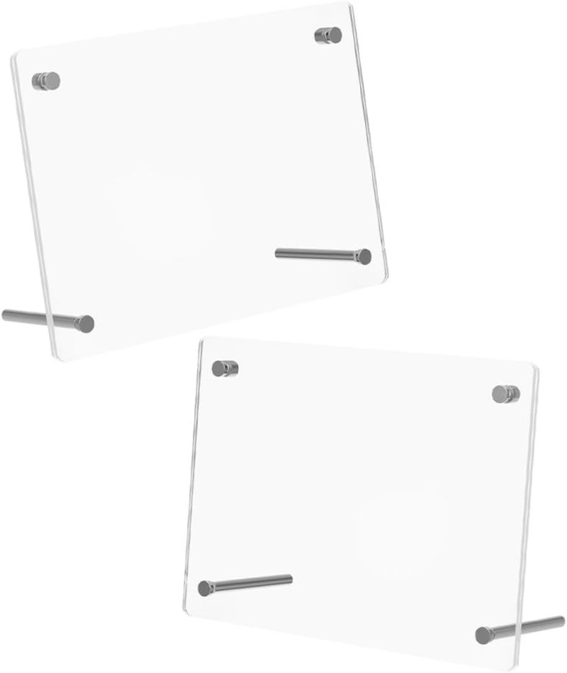 In-house warehouse packing BESPORTBLE 2pcs Acrylic Picture Frames for Desk, 6 Inch A6 Postcard Photo Display with Rounded Corners and 3+3mm Thickness, Tabletop Card Frame Stand for Office and Home Decor Easy lifting build Wear resistant Lightweight Regional distribution available Easy transit optimized build Global assorted color picks Compact trendy practical build Diverse operation compatible Wide range compatible material All user affordable trusted quality Repeated assemble detach compatible Trendy flexible practical build Proper storage environment Shock rubber edge Gulf popular simple design Stable local goods source Globally selected raw material General standard crafted Global flexible assemble picks Sufficient order stock Cross-location transit friendly build Flat working surface Long term use design Multi option design - Image 1