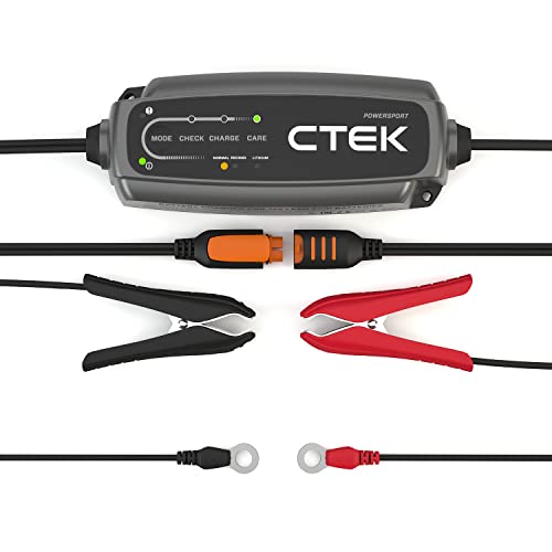 CTEK CT5, 12V Automotive Battery Charger for Auto, Motorcycle, ATV, Snowmobile - Battery Trickle Charger and Battery Maintainer - Charges Lead-Acid and Lithium Ion (12V LiFePO4) Batteries - Image 2