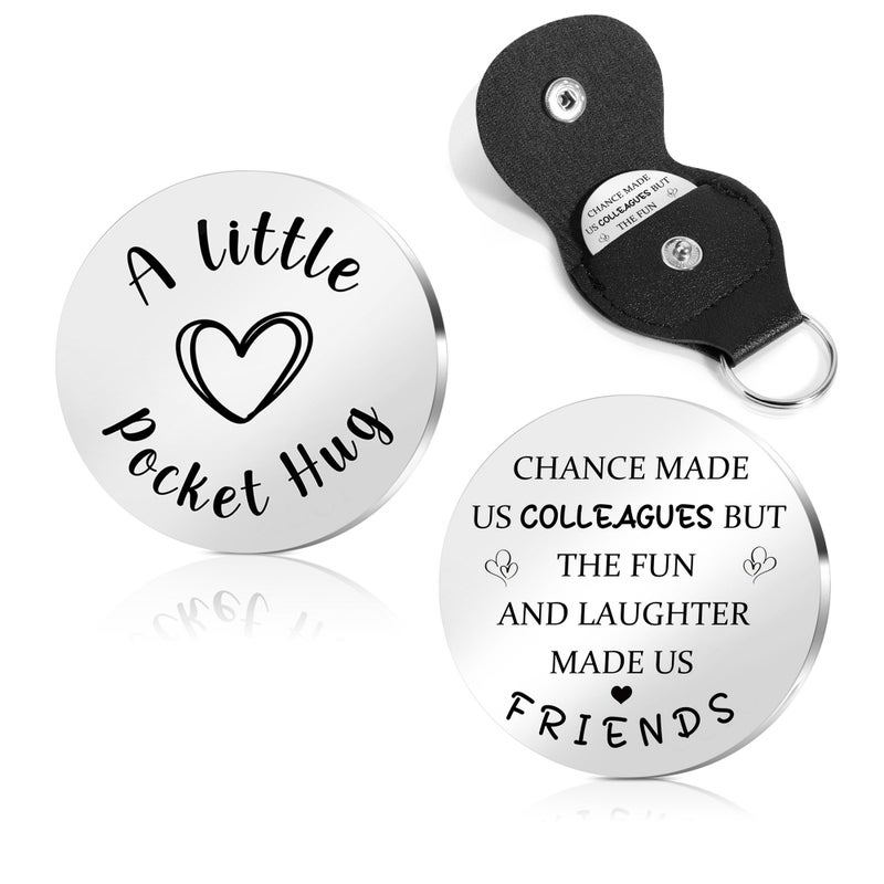 STARKET Christmas Gift For Coworkers For Christmas Appreciation Gift For Male Coworker Female Cute Keychain Coworker Leaving Gifts For Women Work Bestie Work Friendship Colleague Goodbye Gifts - Image 1