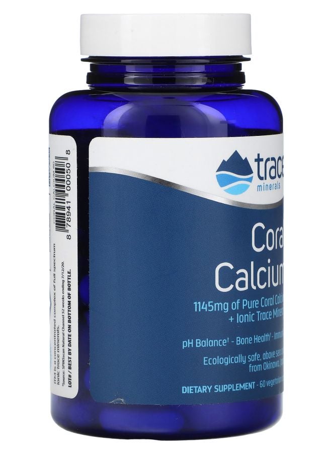 TRACE Coral Calcium + Iconic Trace Minerals 60 Vegetarian Caps - Image 2