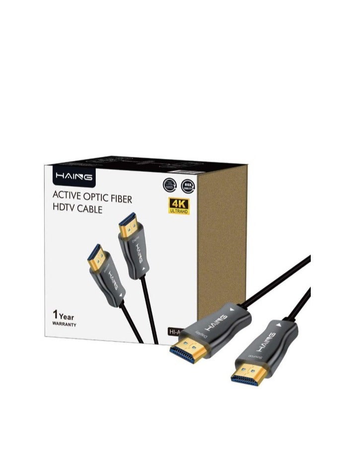 Haing OPTIC FIBER HDTV CABLE HD8K01 8K High Speed HDTV HDMI 2.1 Cable with Ethernet 10M - Image 1