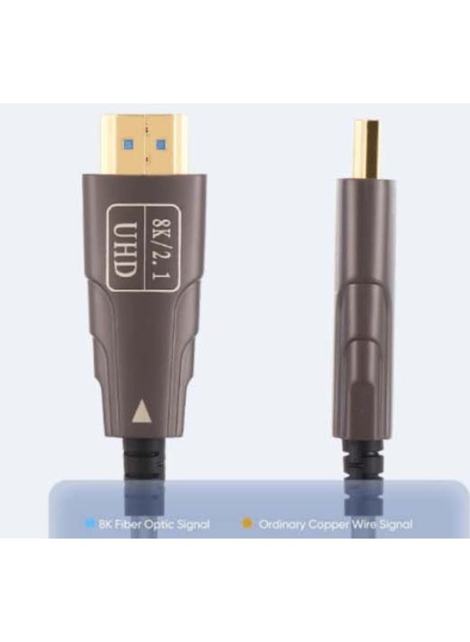 Haing OPTIC FIBER HDTV CABLE HD8K01 8K High Speed HDTV HDMI 2.1 Cable with Ethernet 10M - Image 2