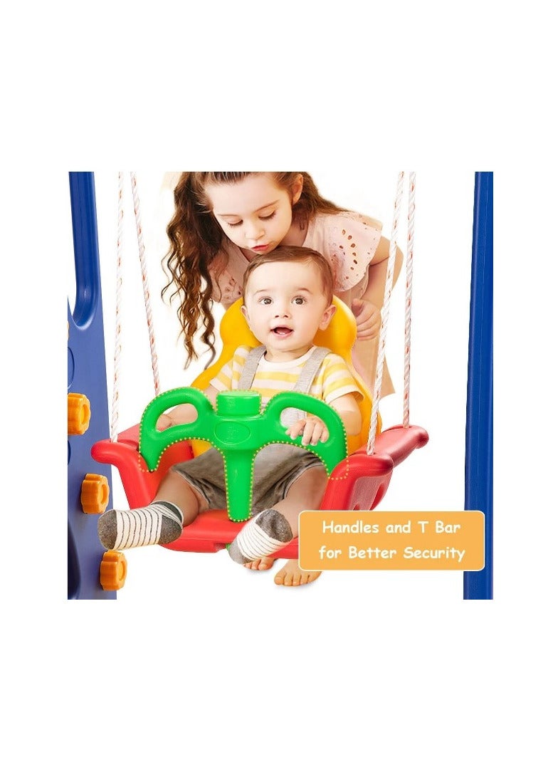 MULHEM 3-in-1 Junior Playset: Climber, Slide, Swing, Basketball Hoop - All in One - Image 3