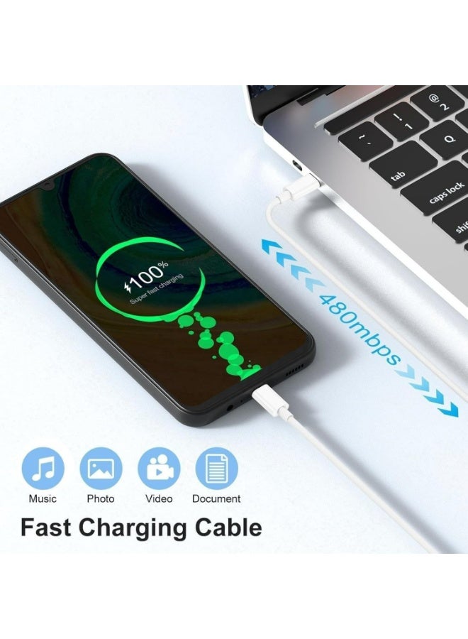 OLYSON 40W USB-C PD Fast Charger with Foldable Plug and 2M Type-C to Type-C Cable for iPhone 17/16/15 Series, Compatible with iPhone 17/16/15 - Image 5