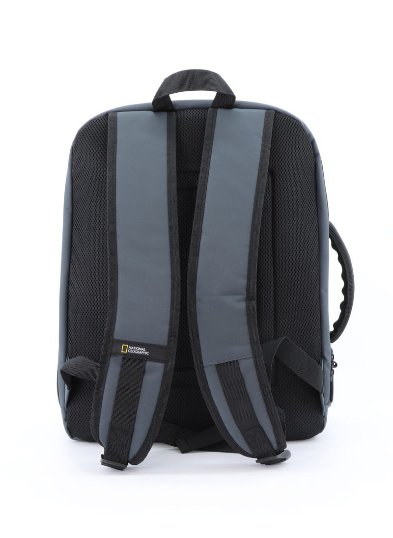 NATIONAL GEOGRAPHIC National Geographic Mutation 2 Compartment Backpack Grey, Padded Laptop Tablet Bag For School College Office University, Durable Light Weight Water Resistant Backpack For Men And Women  - Image 4