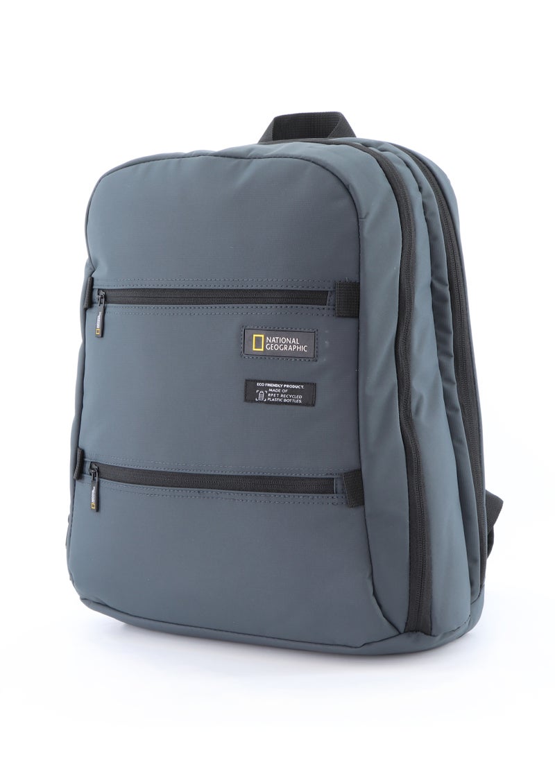 NATIONAL GEOGRAPHIC National Geographic Mutation 2 Compartment Backpack Grey, Padded Laptop Tablet Bag For School College Office University, Durable Light Weight Water Resistant Backpack For Men And Women  - Image 2