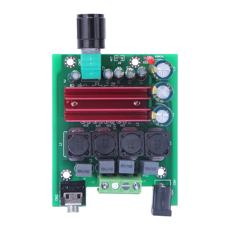 Digital Amplifier Board: 50W + 50W 2.0 HIFI Level, TPA3116D2 Chip, High Efficiency - Wide 8-25V Input, Stable Performance for Switching Power, Battery, Car Power Supplies - Image 1