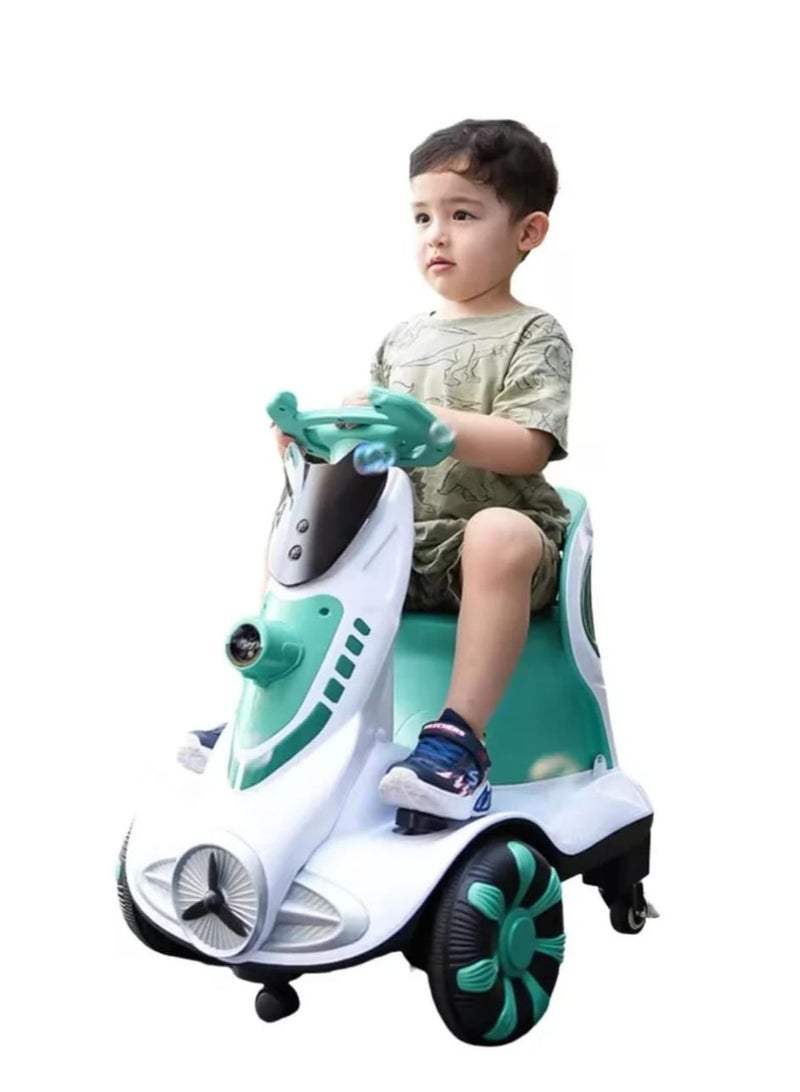 لعبة مرح  سيّارة كهربائية للأطفال مع فقاعات وأضواء LED – متعة كهربائية للأطفال - Image 2