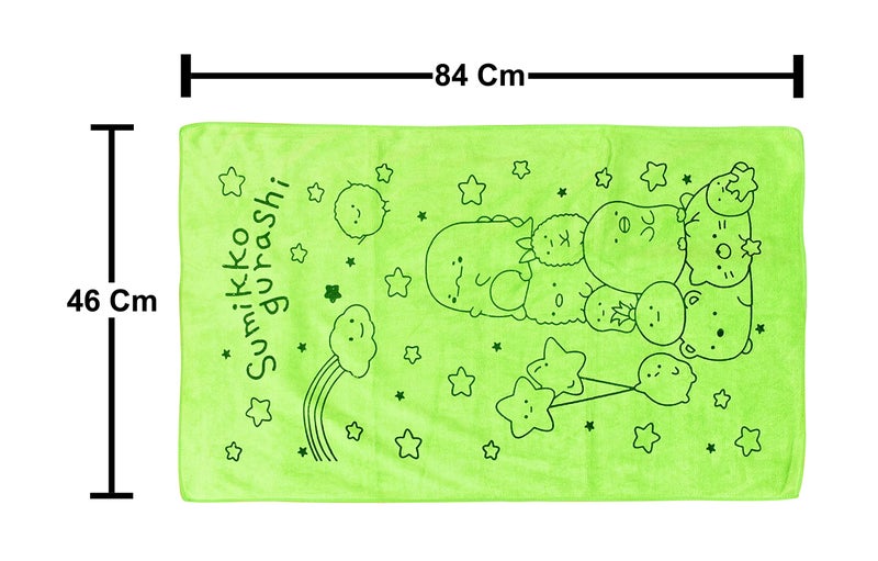 THE LITTLE LOOKERS® Towel for Newborn/Baby/Kids| Super Soft Baby Bath Towel Set for Infants/Bathing Accessories… (Green, Small(46X84cm)) - Image 3