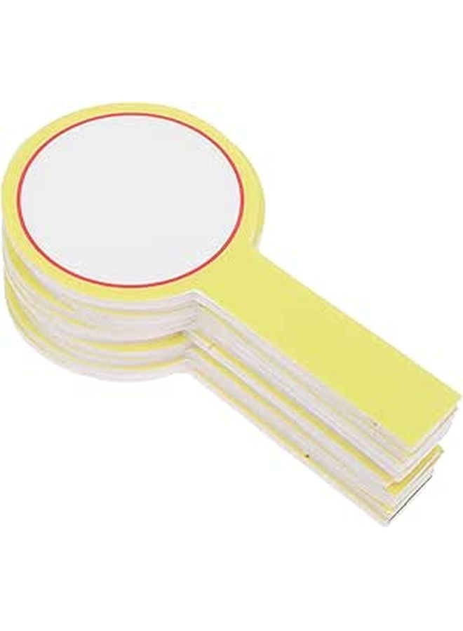 10Pcs 10x20cm Small Dry Erase Board Paddles Handheld Whiteboards for Classroom Voting Event Scoring - Image 1