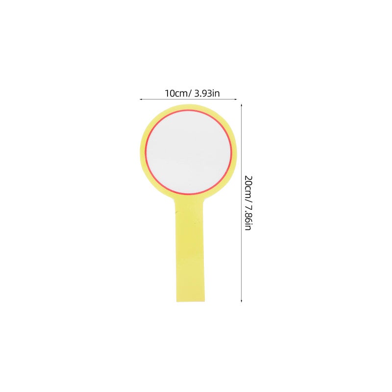 10Pcs 10x20cm Small Dry Erase Board Paddles Handheld Whiteboards for Classroom Voting Event Scoring - Image 3