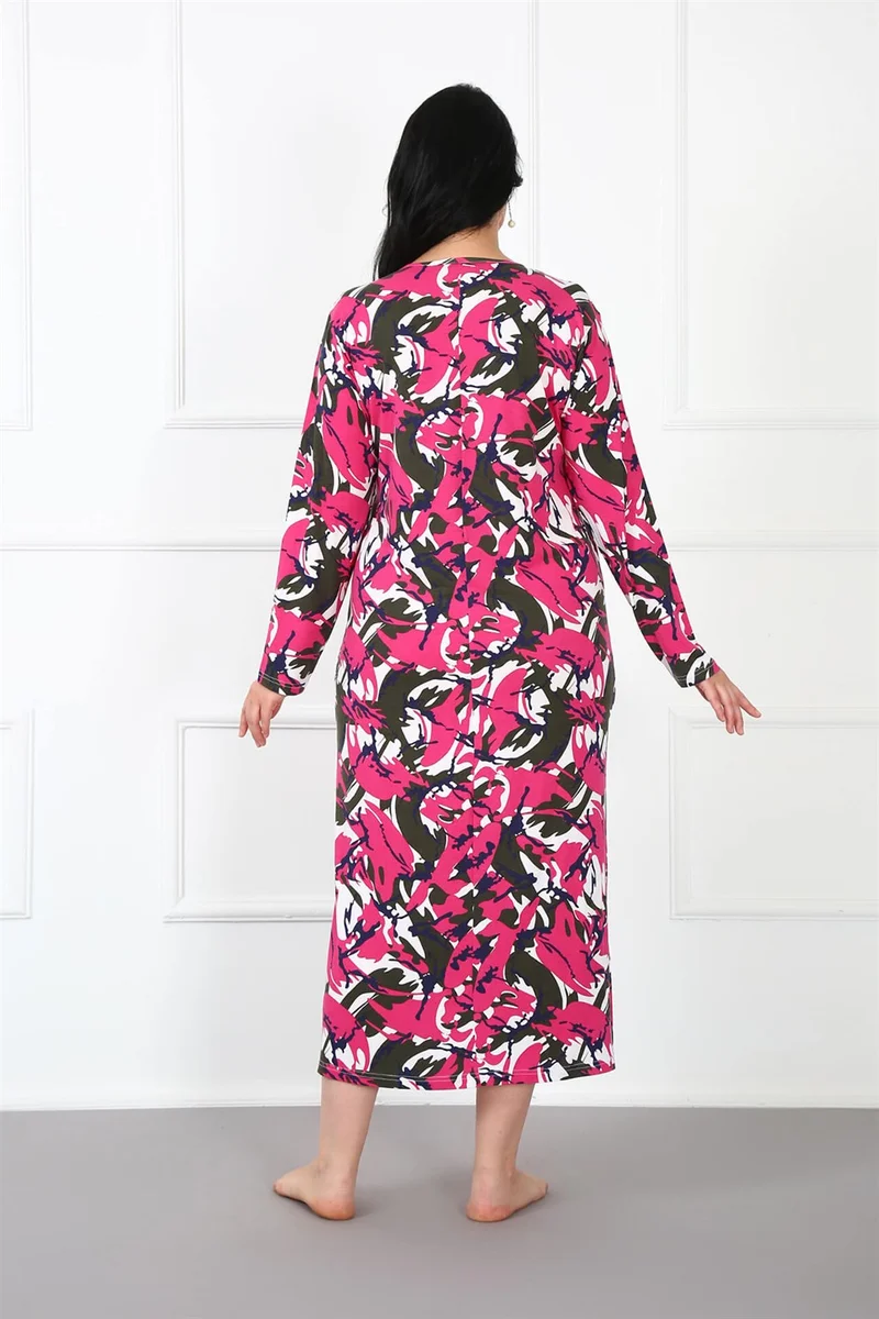 اكبينيز Plus Size Mother Nightgown 1334