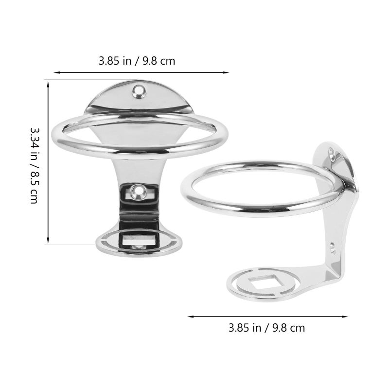 Marine Stainless Steel Cup Holder for Car Boat RV Yacht Mirror Finish - Image 3