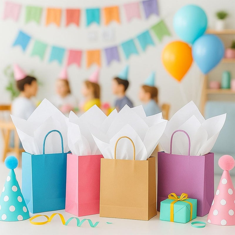 Koogel White Tissue Paper 330 Sheets, 14x10 Inches Wrapping Paper Bulk for Craft DIY Gift Bags Wedding Birthday Party Decorations Arts Project - Image 5