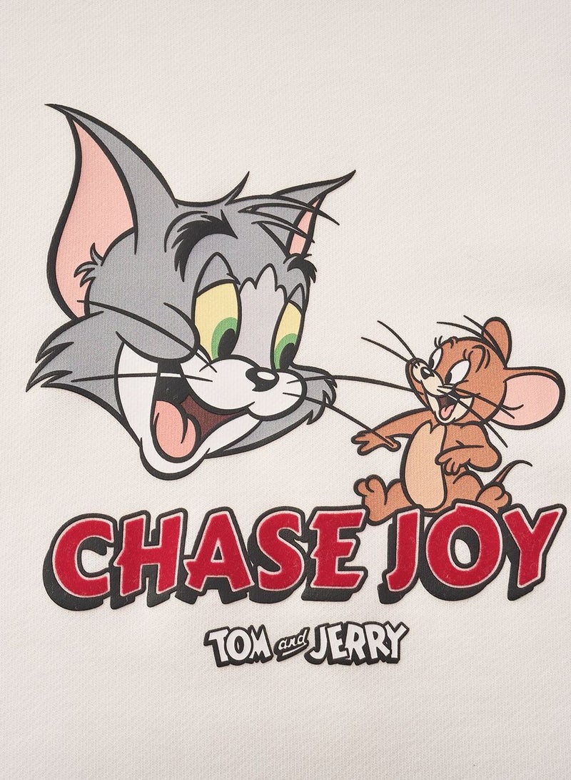 GIORDANO Women’s Tom & Jerry Print Sweatshirt - Image 4