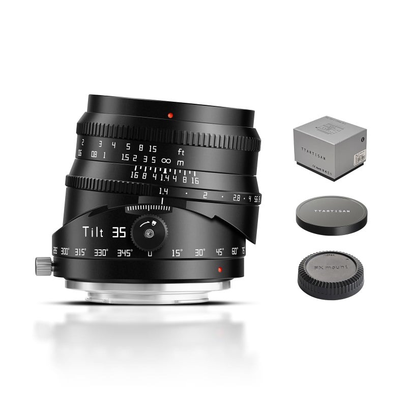 TTARTISAN Tilt 35mm f14 Lens for XFMount APSC Manual Focus Tilt Lens Large Aperture Mirrorless Camera for X Mount XA10 XA7 XM5 XT30II XT50 XT200 XPro3 XE3 XE4 XS10 XS20 - Image 2