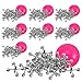 Playbees Metal Jacks Game Set 24 Sets Retro Kids Entertainment with Metallic Jacks and Bouncy Ball Classic Jacks Game for Fun and Skill Development - Image 3