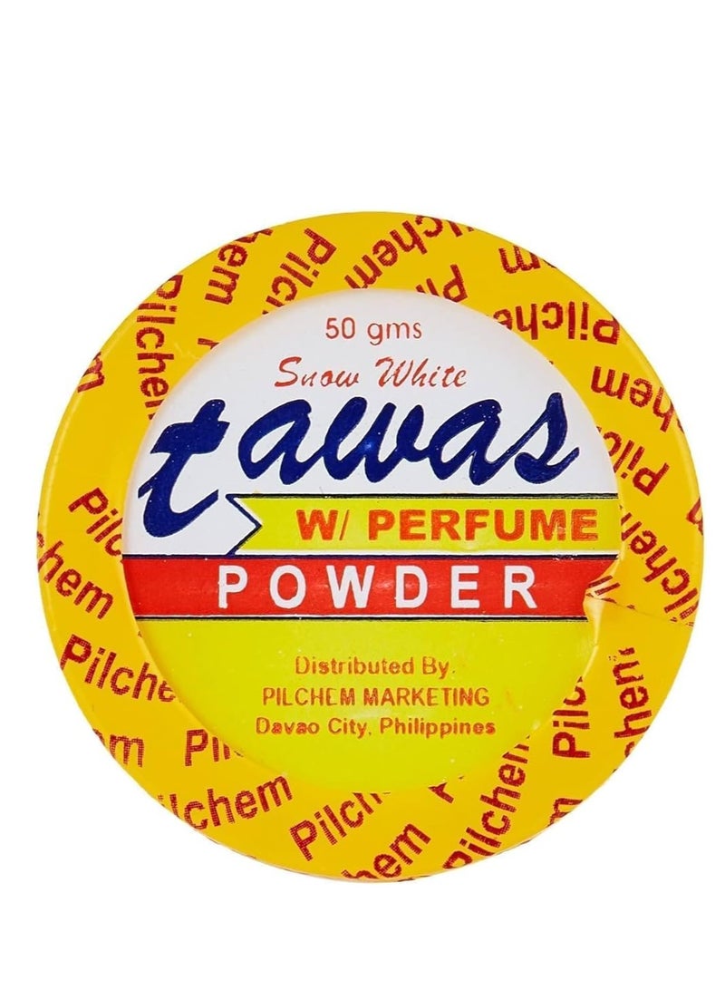 Snow White Powder With Perfume 50gm x 12pcs Yellow - Image 2