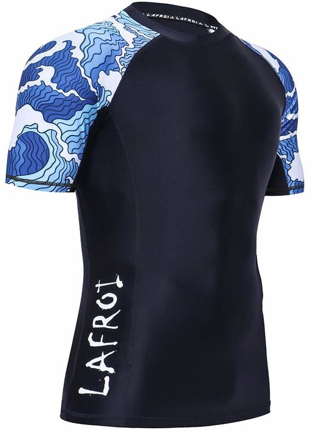 LAFROI Men's Long Sleeve UPF 50+ Baselayer Skins Performance Fit Compression Rash Guard-CLY02D, Fierce, XL - Image 1