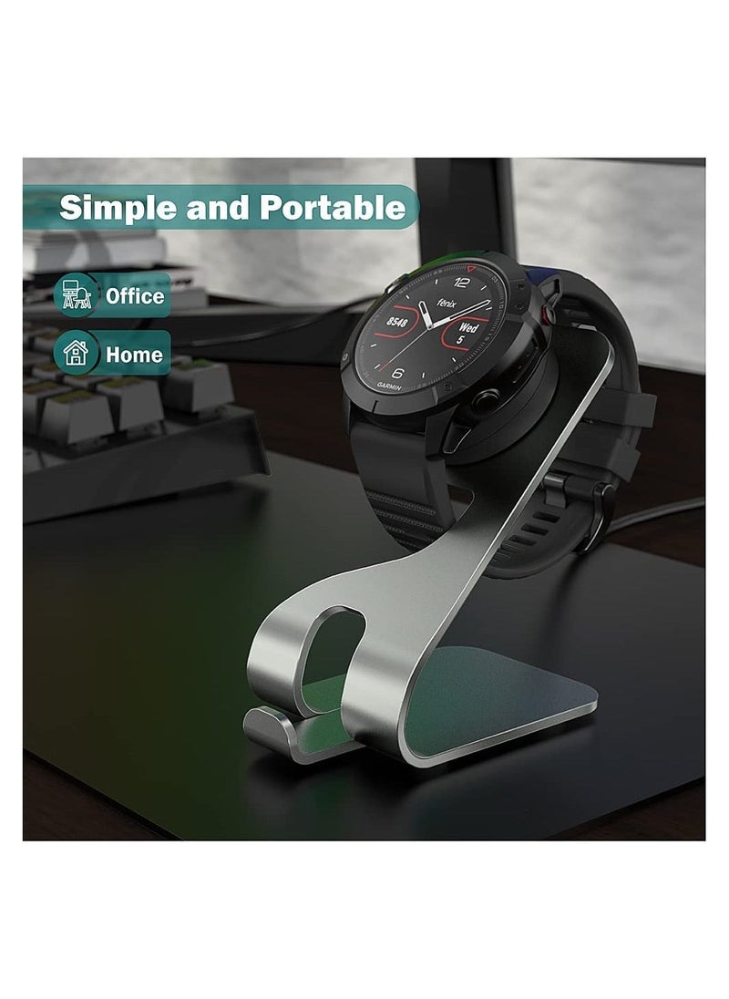 Excefore Charger Stand Dock Compatible with Garmin Fenix 5 5S 5X Plus 6 6S 6X Pro 7 7S 7X Forerunner 45 45S 245 Music Vivoactive 3 4 4S Approach S40 S60 S12 Venu Sq 2 2S Plus  - Image 5