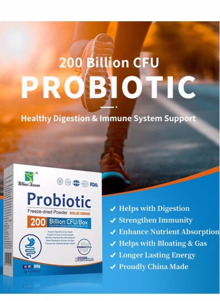 Wins Town Probiotic solid drink Instant probiotics powder  - Image 3