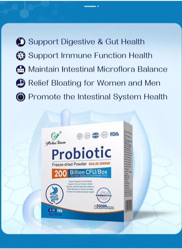 Wins Town Probiotic solid drink Instant probiotics powder  - Image 4