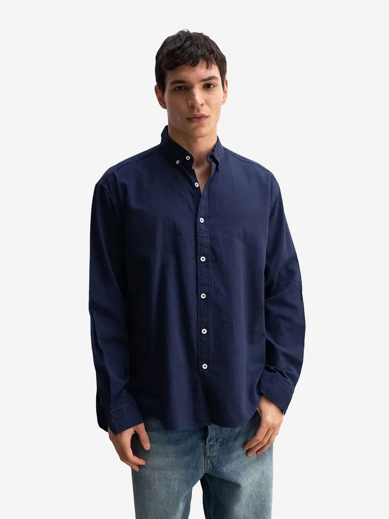 جيستو GIESTO Cotton Oversized Button-Up Shirt