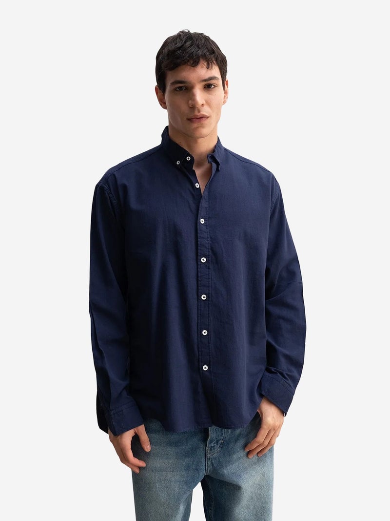 GIESTO Cotton Oversized Button-Up Shirt - Image 2