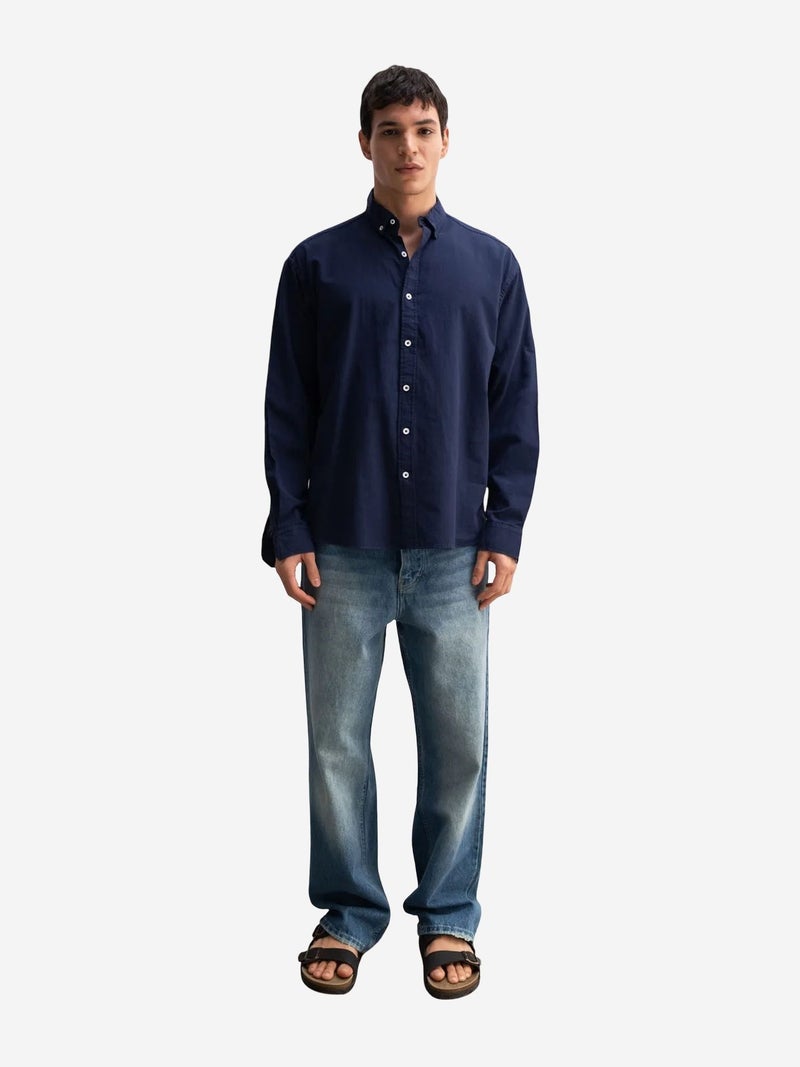 GIESTO Cotton Oversized Button-Up Shirt - Image 1