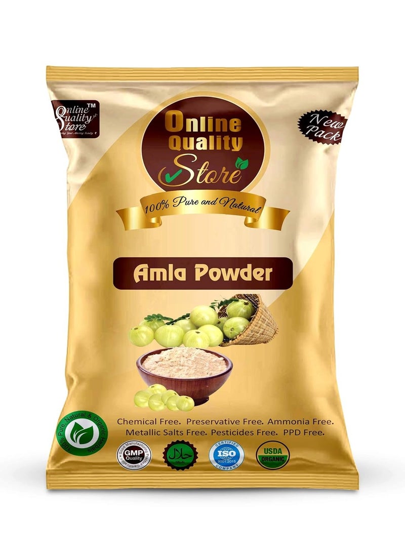 Online Quality Store Online Quality Store Amla Reetha Shikakai Bhringraj and Hibiscus Powder for Hair Pack of 5 50g each Total 250g Pack  - Image 2