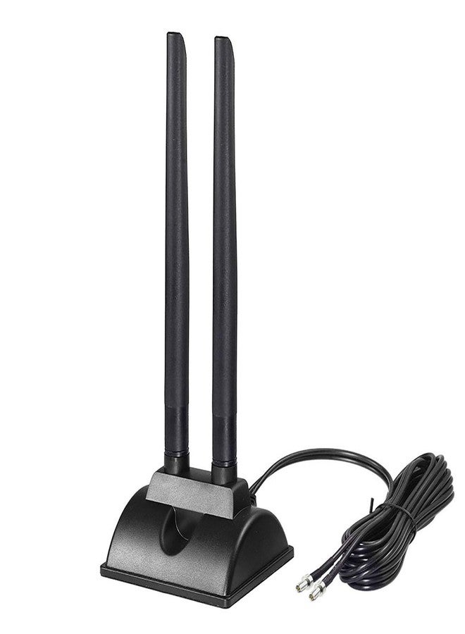 Bingfu 4G LTE Antenna 6dBi Magnetic Base MIMO TS9 Antenna Compatible with Verizon AT&T T-Mobile Sprint 4G LTE Mobile Hotspot MiFi Router Cellular Broadband Modem USB Modem Dongle Adapter - Image 1
