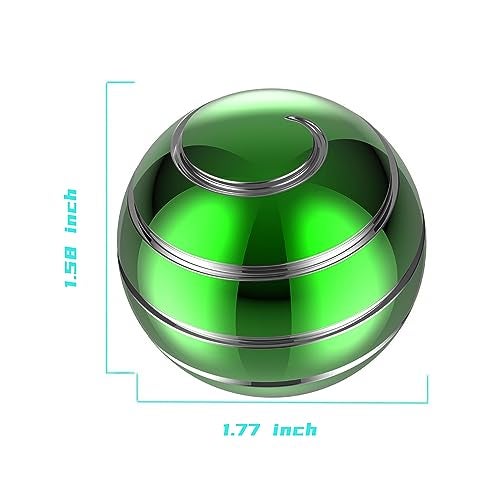 Apqdw Desk Toys 177 Kinetic Spinning Ball for Adults Kinetic Fidget Desk Toys for Party Favors Christmas Stocking Stuffers Easter Basket 45MM Green A - Image 5