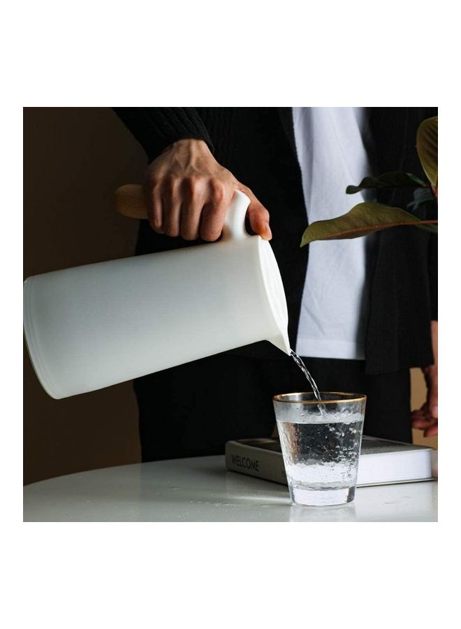 NIBEMINENT Thermal Coffee Jug White - Image 2