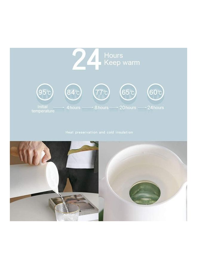 NIBEMINENT Thermal Coffee Jug White - Image 4