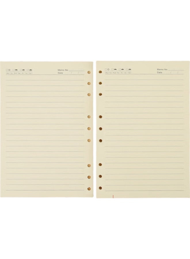 Tango B5 Loose-Leaf Refill Paper With Ruled Lines, Thickened 100G, Suitable For 9-Hole Loose-Leaf Notebooks, For Exam Preparation, Error Correction, Homework, Daily Notes, Meeting Minutes, Removable And Universal Replacement Pages, 92 Sheets - Image 2